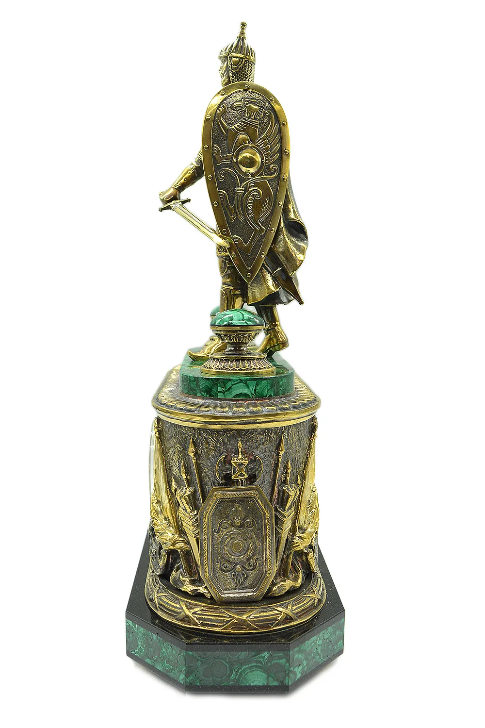 Часы каминные "Русский Воин"